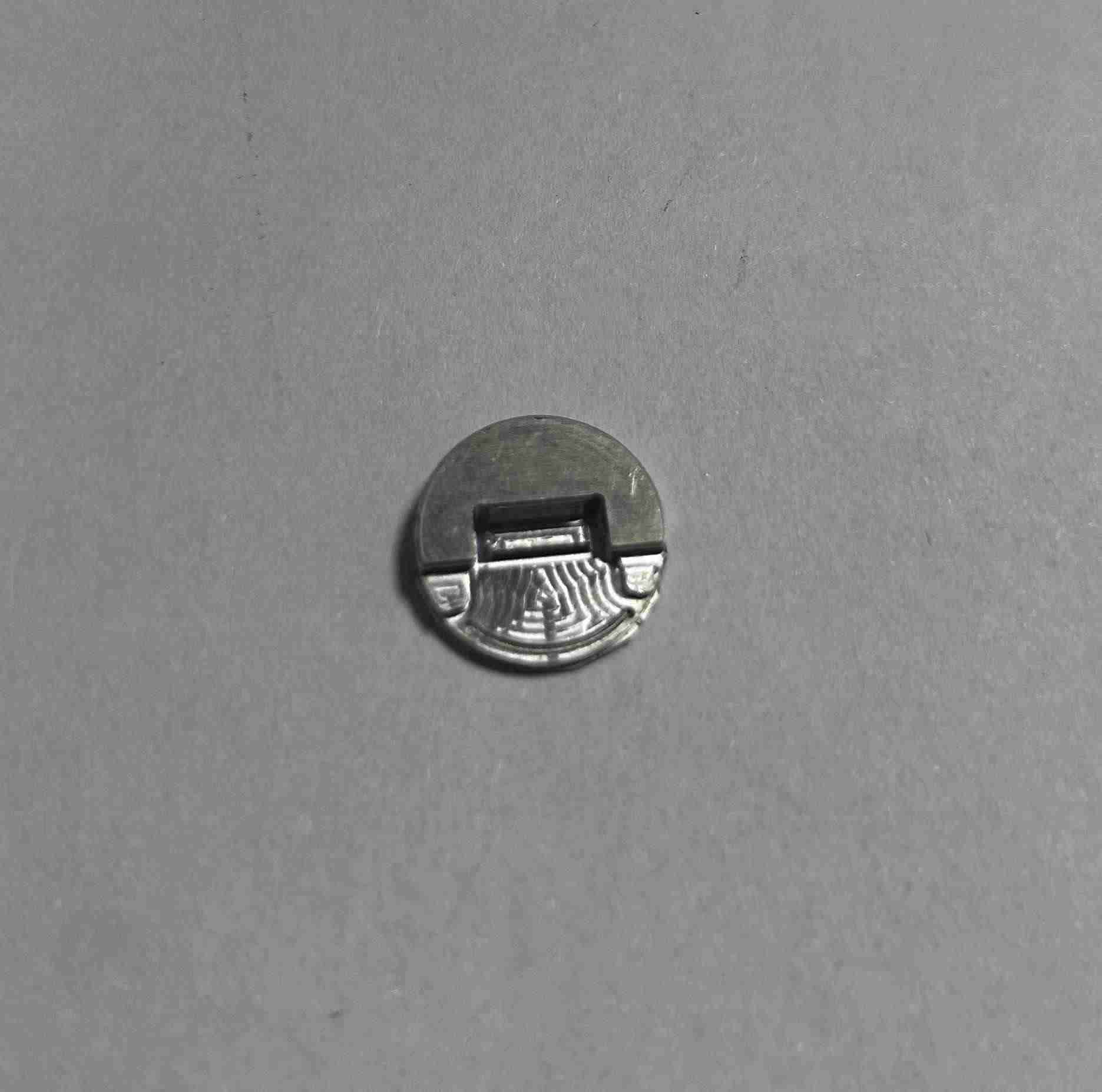 Functional prototype aluminum part, rapidly machined to validate design concepts before mass production.