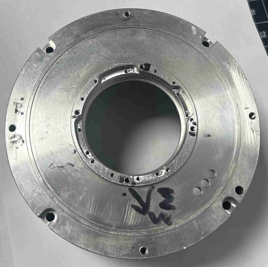 Bespoke aluminum enclosure for a specialized device, showcasing full custom machining capabilities.