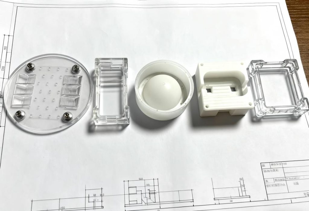 cnc-pom-insulating-bracket.jpg CNC Machined POM (Acetal) Insulating Bracket - Engineering Plastic Component