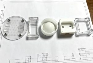 CNC Machined POM (Acetal) Insulating Bracket - Engineering Plastic Component