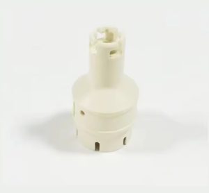 engineering-plastic-bearing-block.jpg Wear-resistant engineering plastic bearing block, CNC machined to provide low maintenance and long service life.
