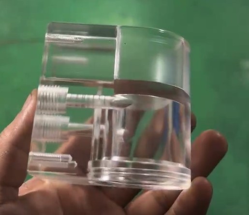 Lightweight and durable engineering plastic housing, CNC milled to protect sensitive electronics from impact and dust.