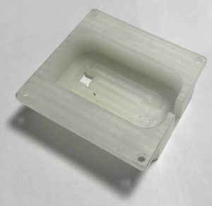 CNC machined nylon bushing or bearing, providing excellent wear resistance and self-lubrication for moving parts.