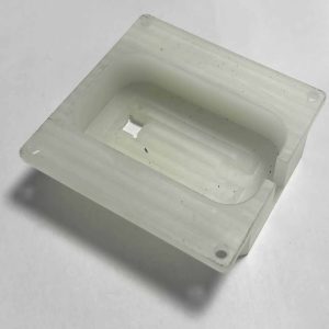 CNC machined nylon bushing or bearing, providing excellent wear resistance and self-lubrication for moving parts.