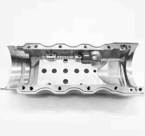 Aluminum plate with multiple precision tapped holes, ideal for assembly fixtures and mounting plates.
