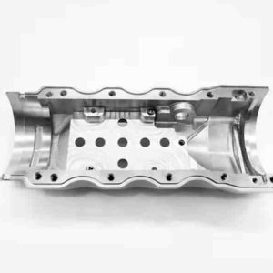 Aluminum plate with multiple precision tapped holes, ideal for assembly fixtures and mounting plates.