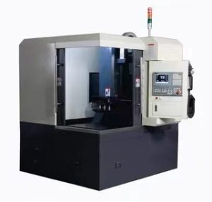 3-4.5-axis CNC tapping center machining a complex electronic housing with ultra-high precision.
