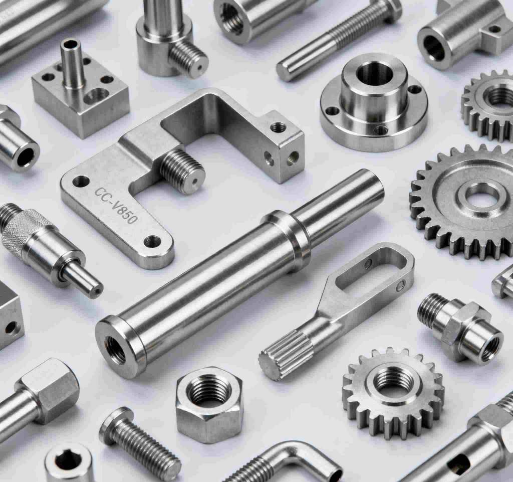 CNC machined stainless steel (304/316) shaft with high corrosion resistance, suitable for medical, food grade, and marine applications.