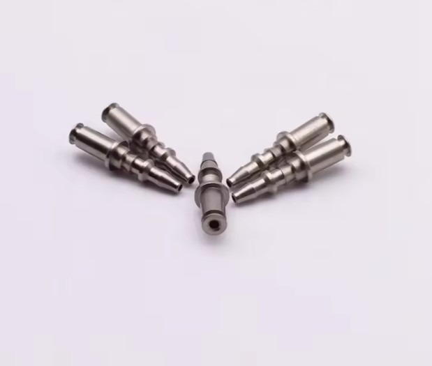 High-accuracy lead screw with custom thread form, machined on a Swiss-type lathe.