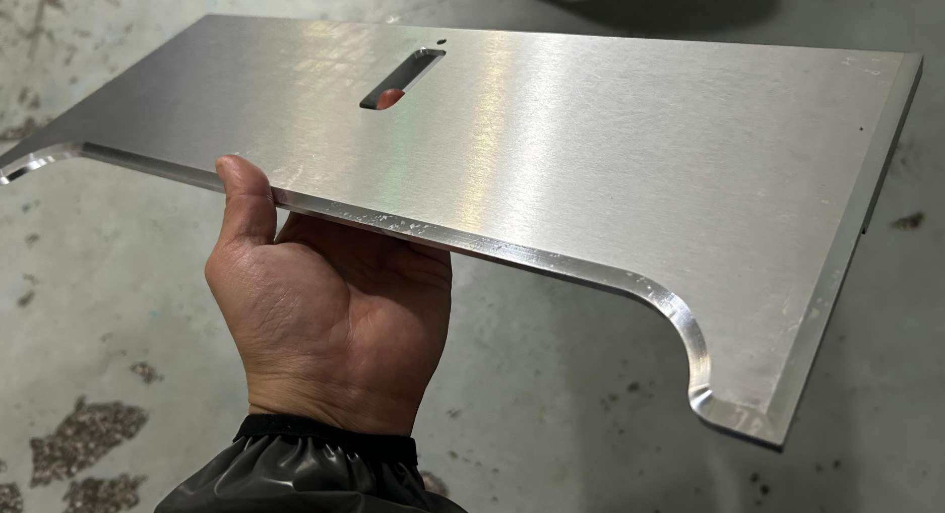 Tempered glass fixing plate 01