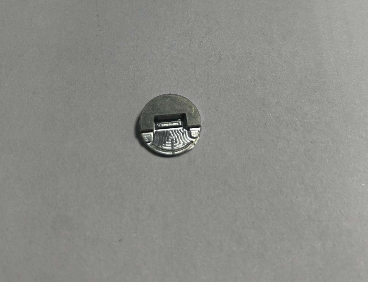 CNC machined aluminum car fastener shim, custom precision metal automotive component, slotted aluminum car part