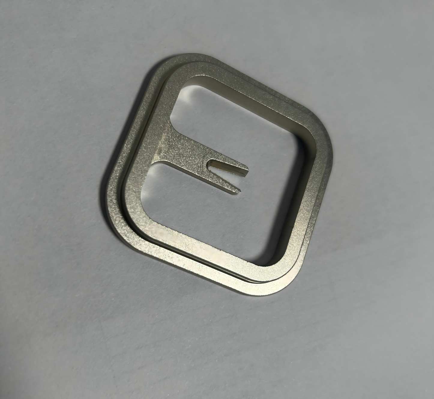 CNC machined aluminum square connector with buckle, custom aluminum electronic component, precision metal part for device assembly