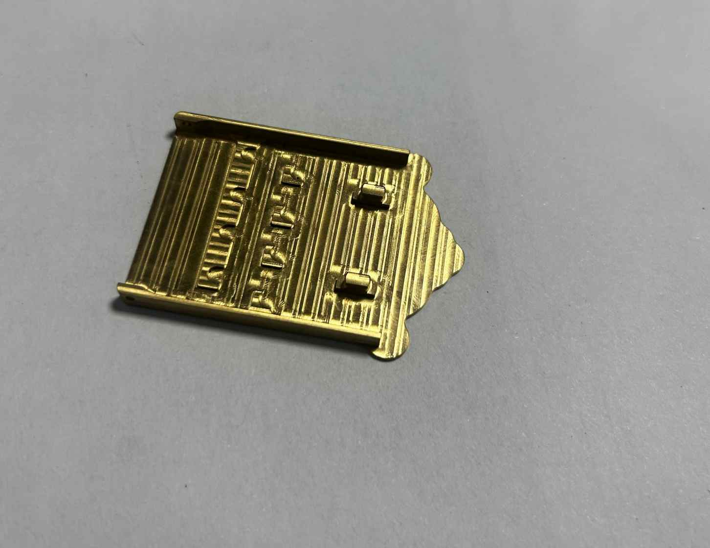 CNC machined brass automotive decorative part, custom brass car structural component, precision brass automotive accessory